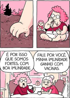 tirinha sobre vacinas