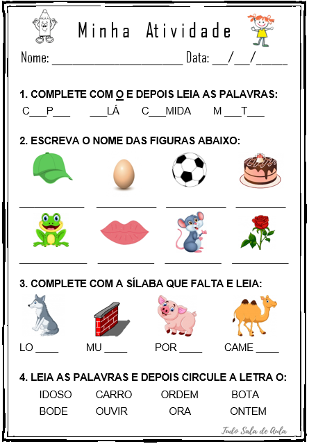 letra o