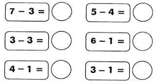 Atividade de Matemática 1º ano sobre Subtração