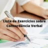 exercícios de concordância verbal