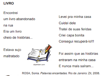 Atividade de Compreensão e Interpretação sobre Poema e Produção Textual -  4º e 5º ano