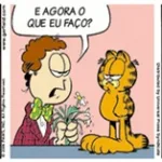 tirinha Garfield pronome
