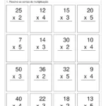 Atividades multiplicação 3º ano