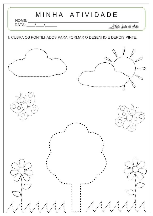 Atividade de pontilhado