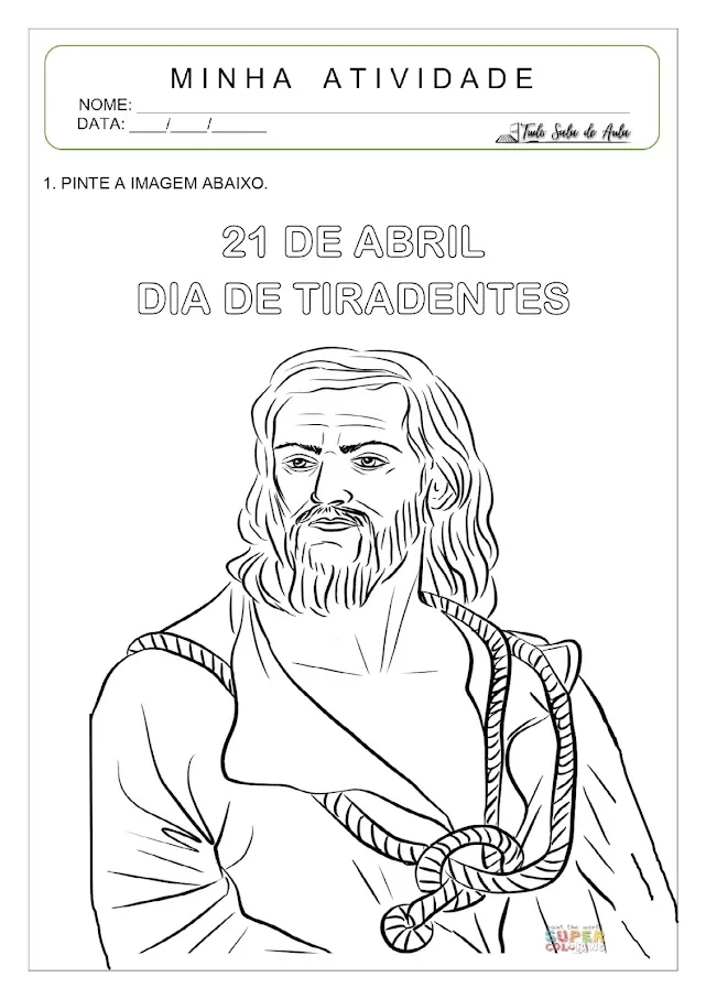 atividade sobre tiradentes