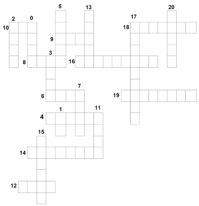 Cruzadinha com numerais