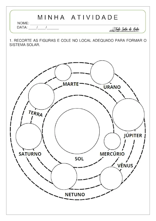 sistema solar educação infantil