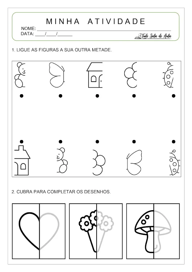 atividade maternal