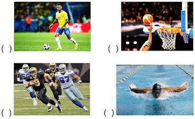 Atividade de Inglês sobre Esportes