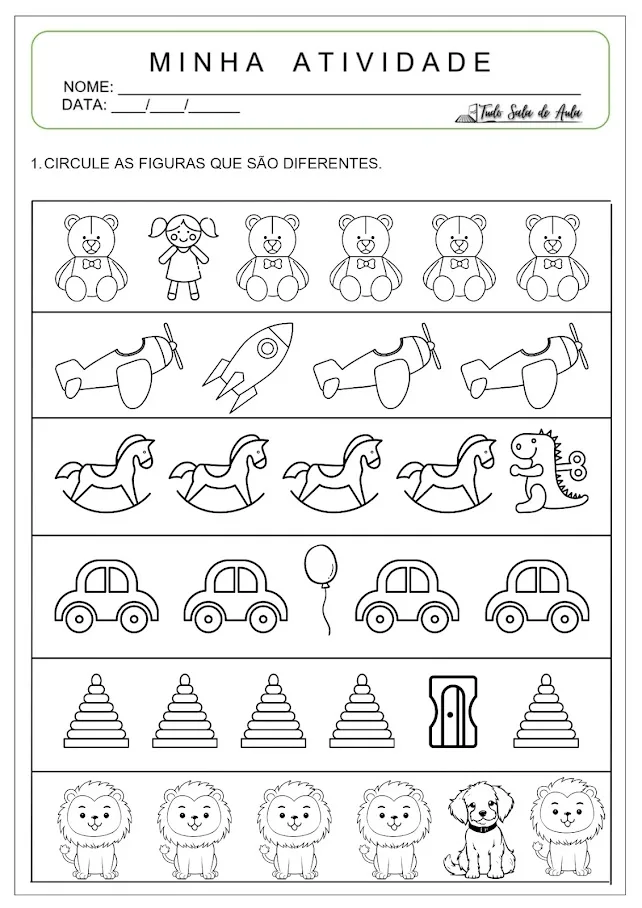 Atividade para alunos especiais