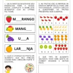 atividade alimentos saudáveis educação infantil