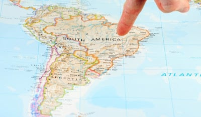 atividade localização do Brasil