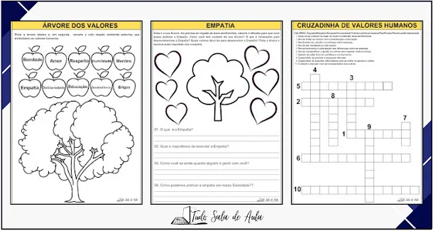 atividade de ensino religioso