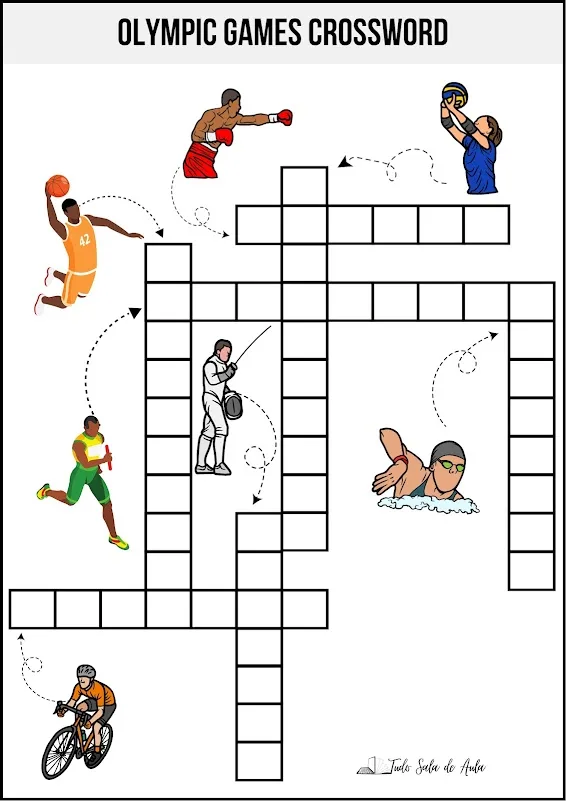 cruzadinha jogos olímpicos