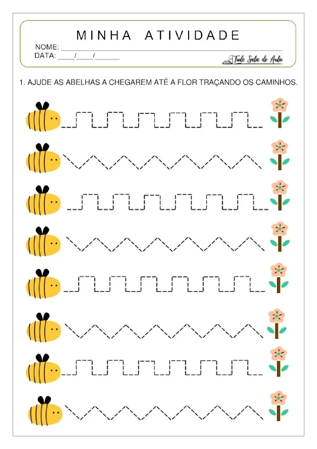 atividade coordenação motora