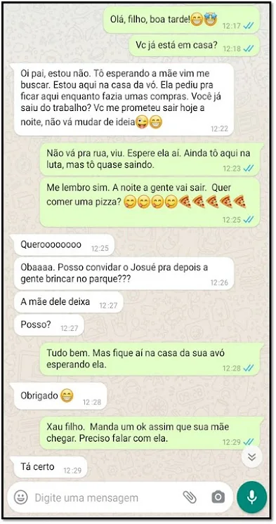 atividade de interpretação - texto de whatsapp