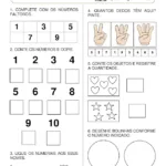 Atividade de Números Educação Infantil