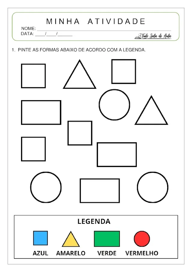 Atividades de Matemática para Educação Infantil de 5 anos