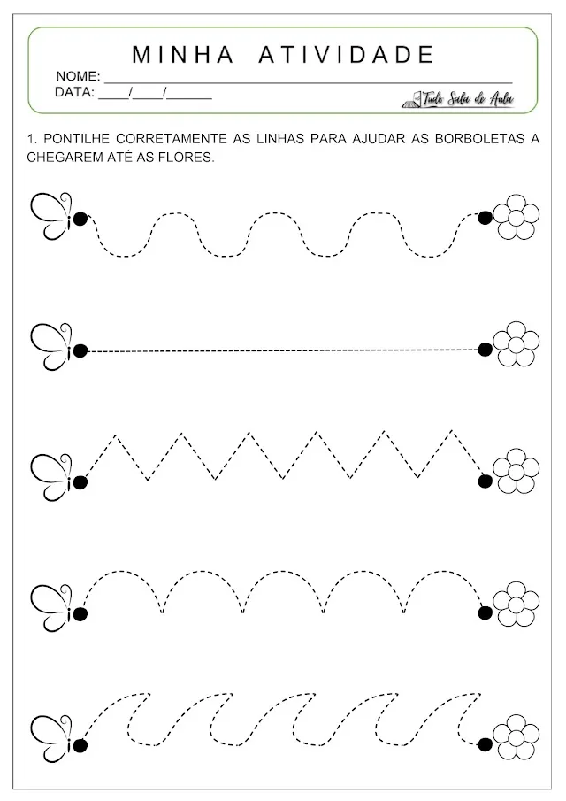 Atividade de pontilhado