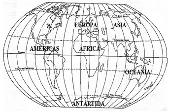 Atividade sobre Coordenada Geográfica para o 6º e 7º ano - Com gabarito