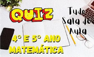 Prova online de matemática 4° e 5° ano sobre Volume