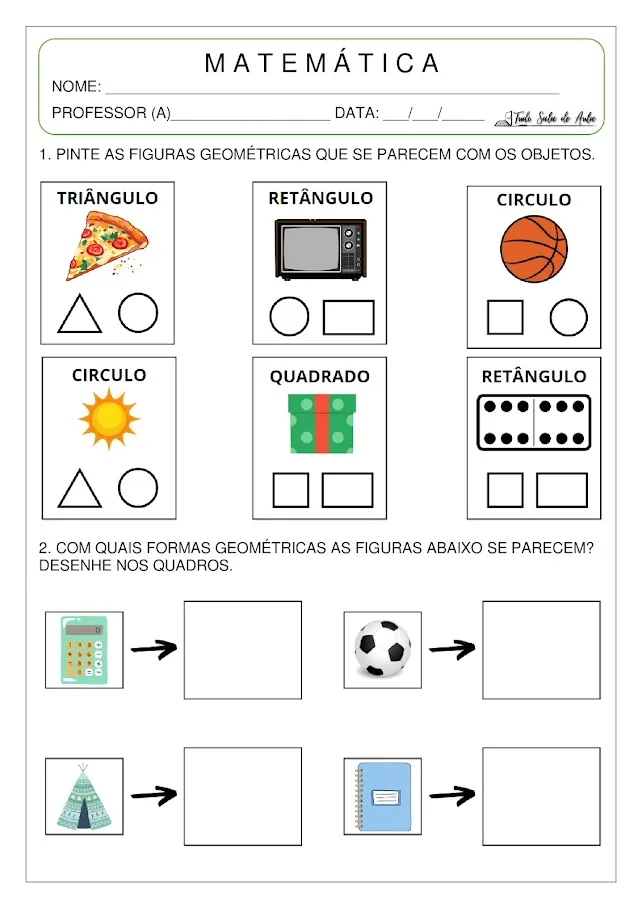 Atividades de Alfabetização em Matemática