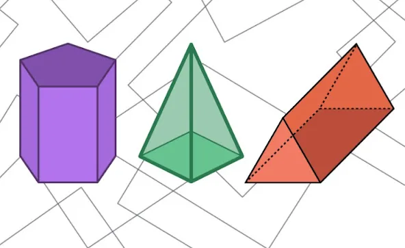 Atividade sobre prismas e pirâmides - 6º e 7º ano