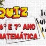 Prova online de matemática 6° e 7° ano