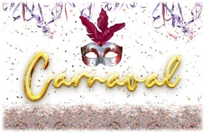 Atividade de ensino religioso sobre o carnaval