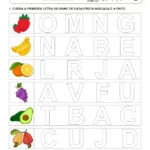 Atividade sobre as frutas para a educação infantil