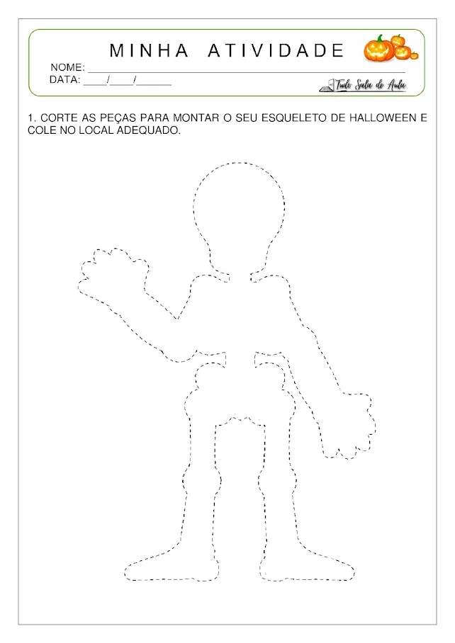 atividade halloween educação infantil