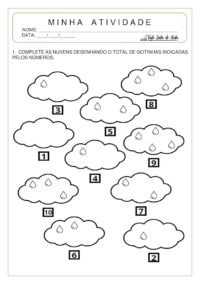 Atividades de Matemática para Educação Infantil de 5 anos