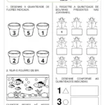 atividade com números e quantidades