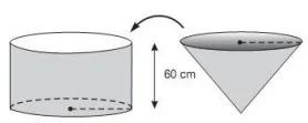 Questões de Concurso de Matemática sobre Cilindros com Gabarito