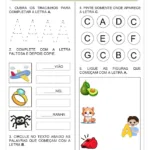 atividade com alfabeto