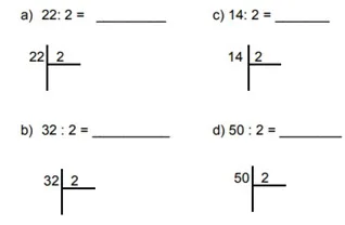 Atividade de Matemática sobre Divisão - 4º e 5º ano - com Gabarito