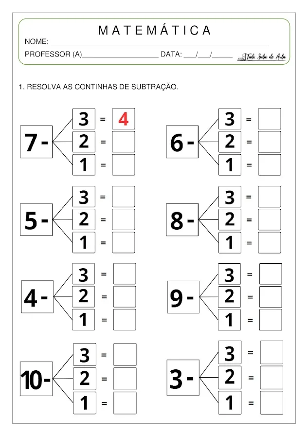 Atividades de Alfabetização em Matemática