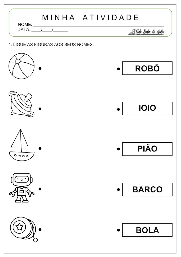 Atividade adaptada para alunos especiais