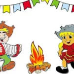 Atividade de Arte - Festas Juninas - com Texto e Gabarito - Anos finais