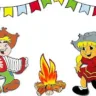 Atividade de Arte - Festas Juninas - com Texto e Gabarito - Anos finais