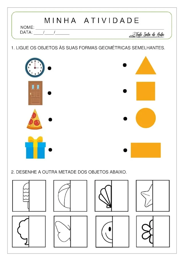 Atividades de Matemática para Educação Infantil de 5 anos