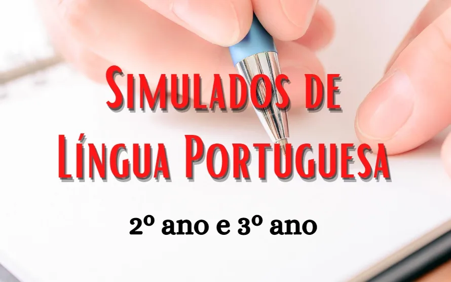 Simulados de português 2° e 3° ano