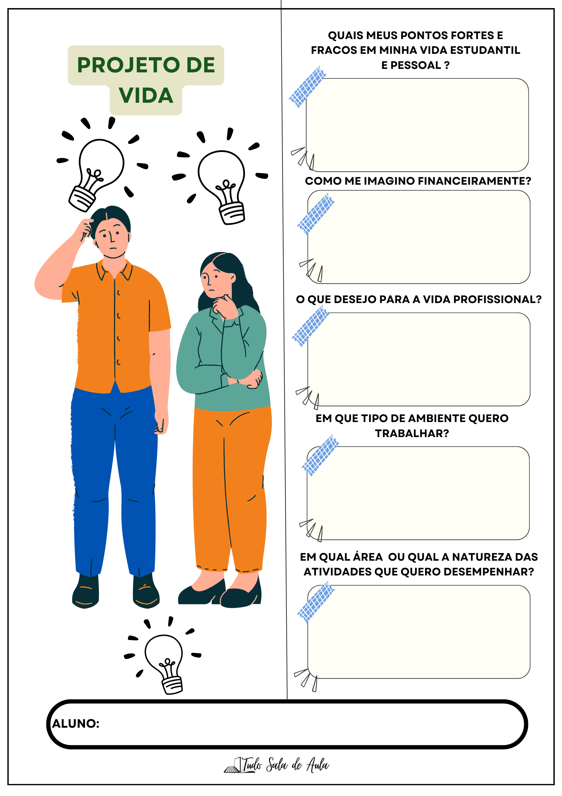 8 Atividades sobre Projeto de Vida para 9º ano e Ensino Médio - Tudo ...