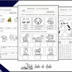 Atividades sobre os Animais para imprimir - 1º ano fundamental