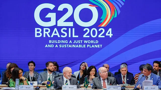 Atividade sobre o G20 no Brasil - Com texto de apoio