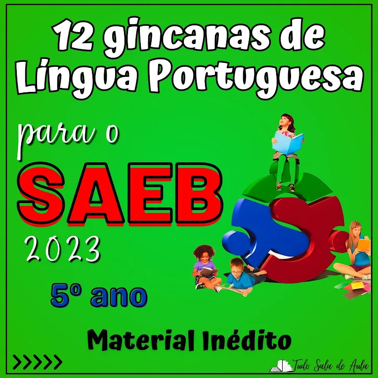 12 Gincanas de Língua Portuguesa Exclusivas - 5º ano