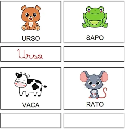 Atividade Tipos de Letras 1º ano fundamental