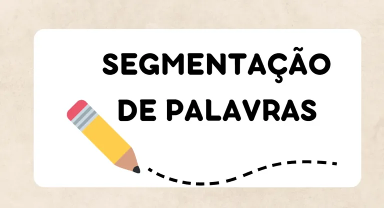 Atividade segmentação de palavras para 2º ano