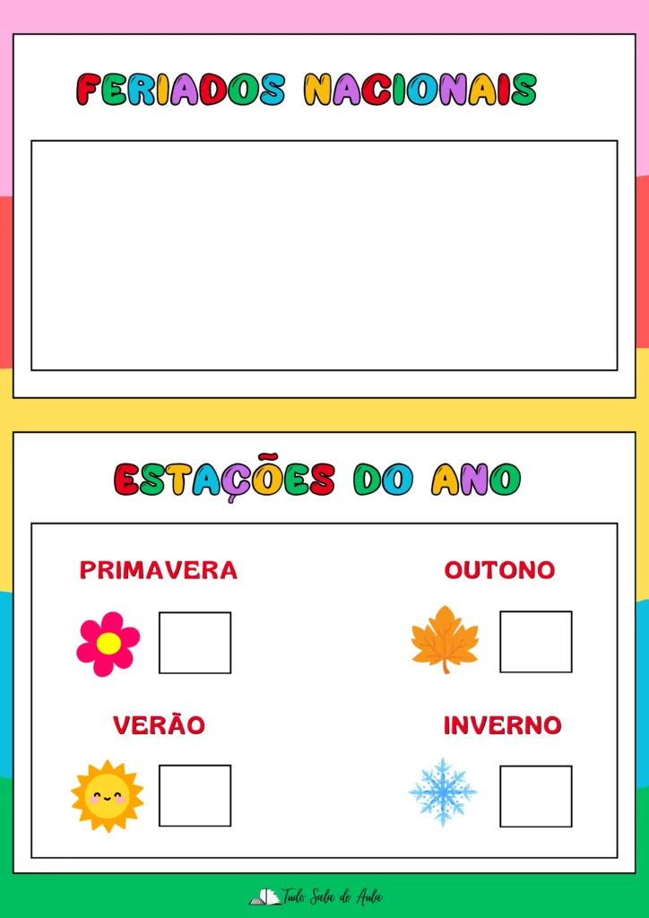 Calendário Educação Infantil 2025