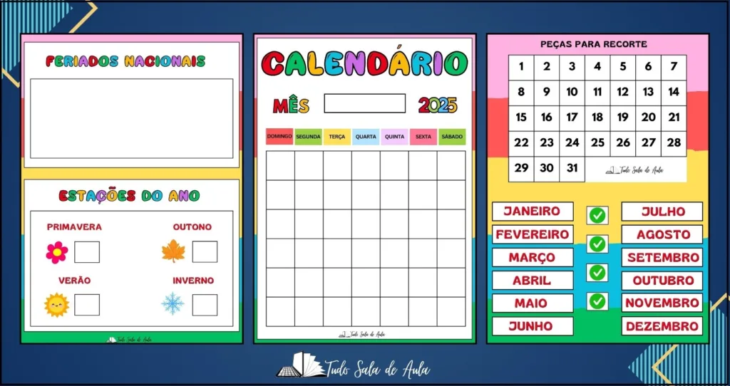 Calendário Educação Infantil 2025